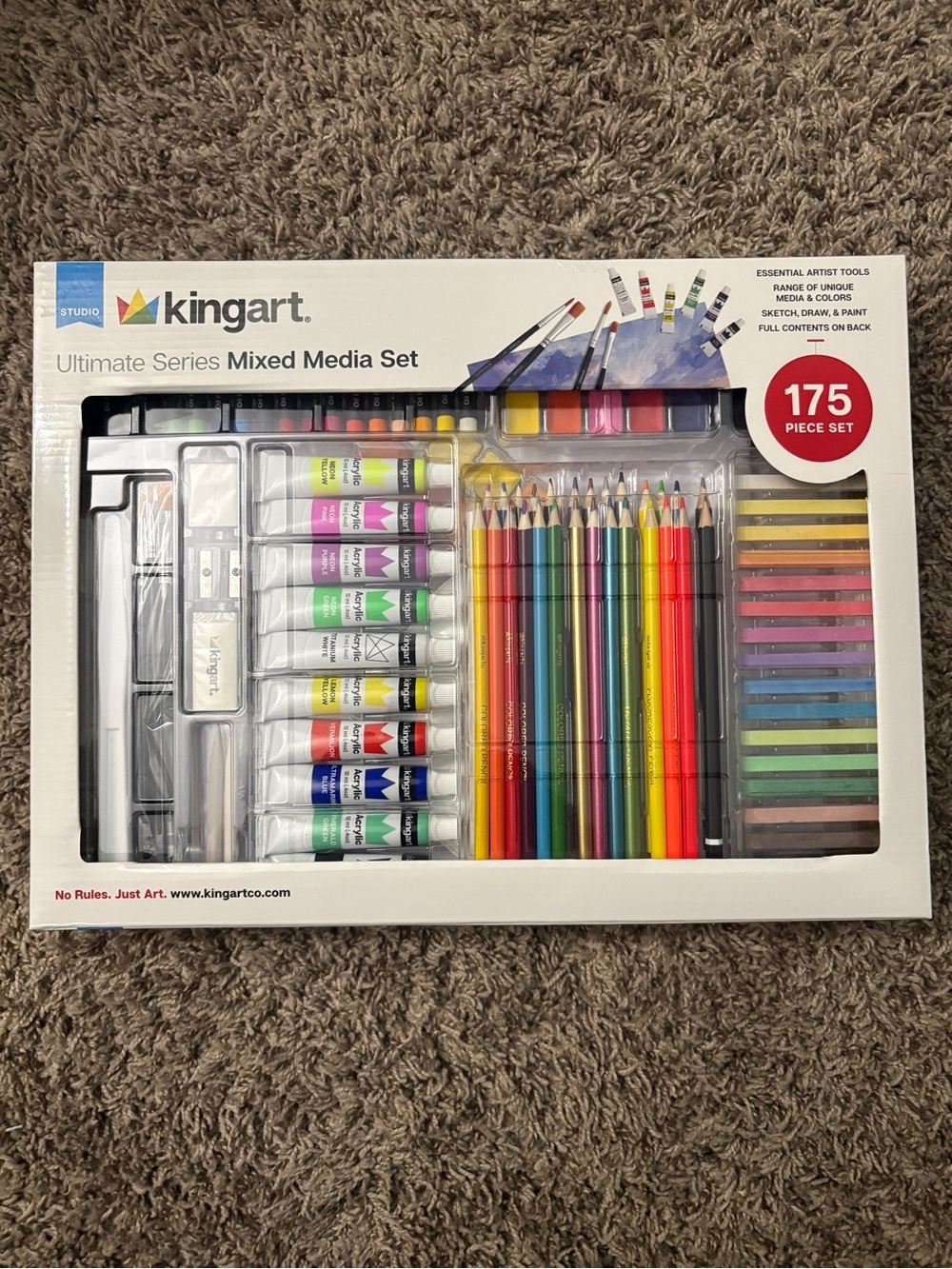 Kingart Ultimate Series Mixed Media Set - Multicolor